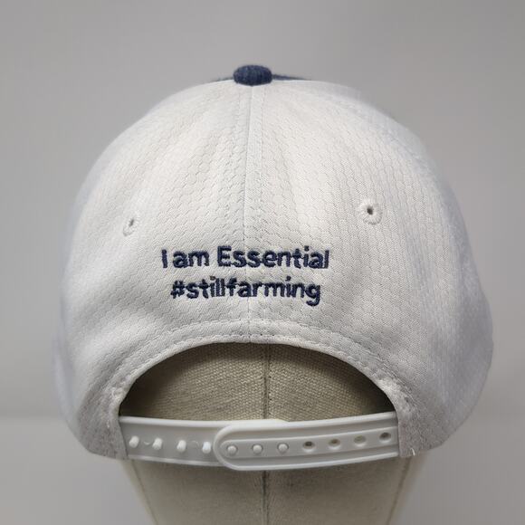 Bayer I Am Essential Snapback Hat Blue One Size Embroidered Colorblock - Picture 6 of 9